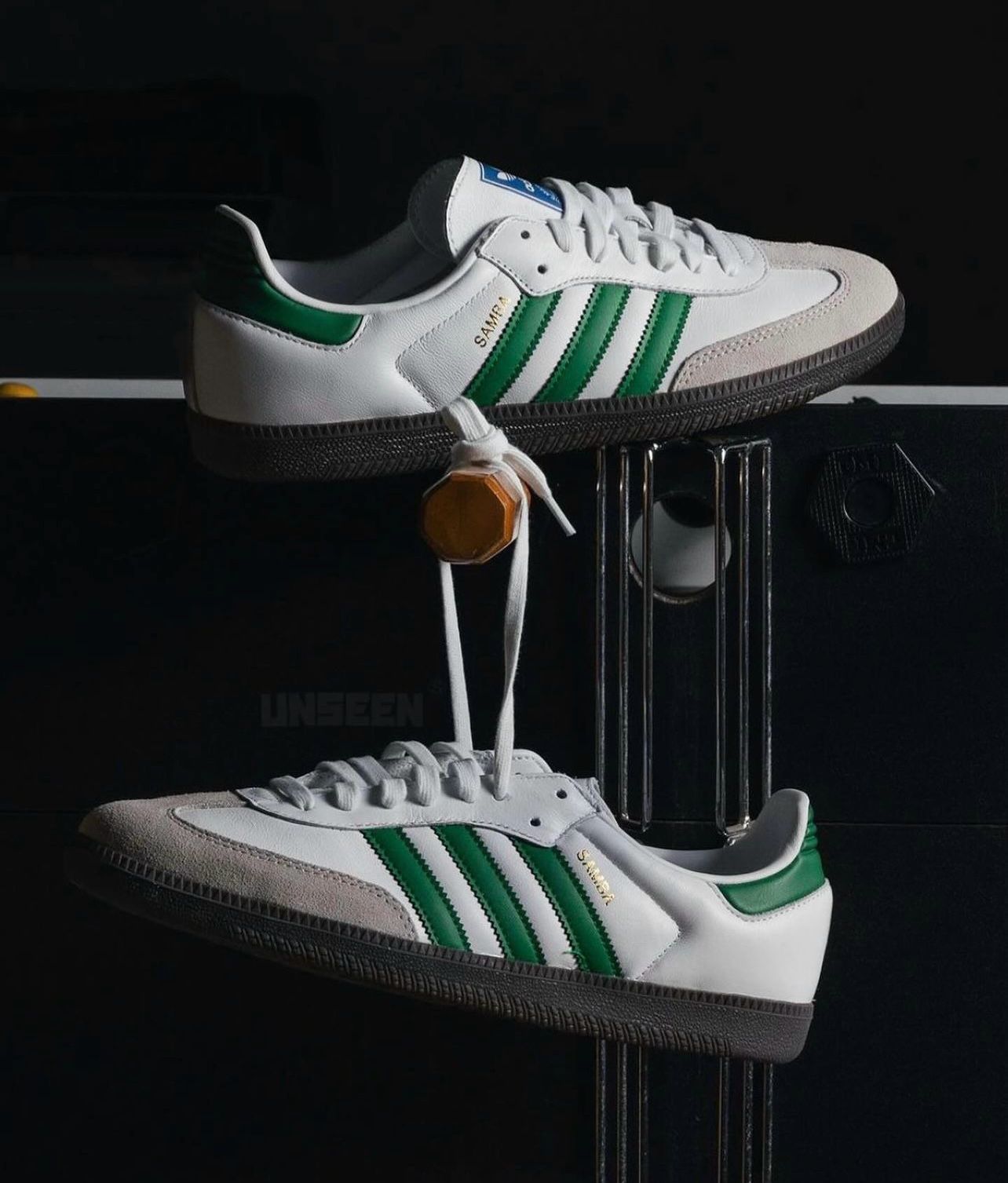 ADIDAS SAMBA WHITE GREEN - Shoppekick