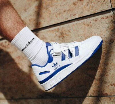 Adidas forum 84 low WHITE/BLUE