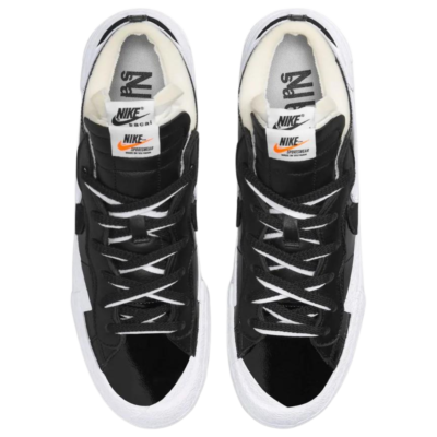 Nike X Sacai Blazer Low Black Patent